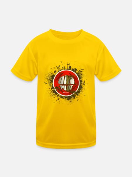 Drone pilot - Kids Functional T-Shirt - egg yellow - Front
