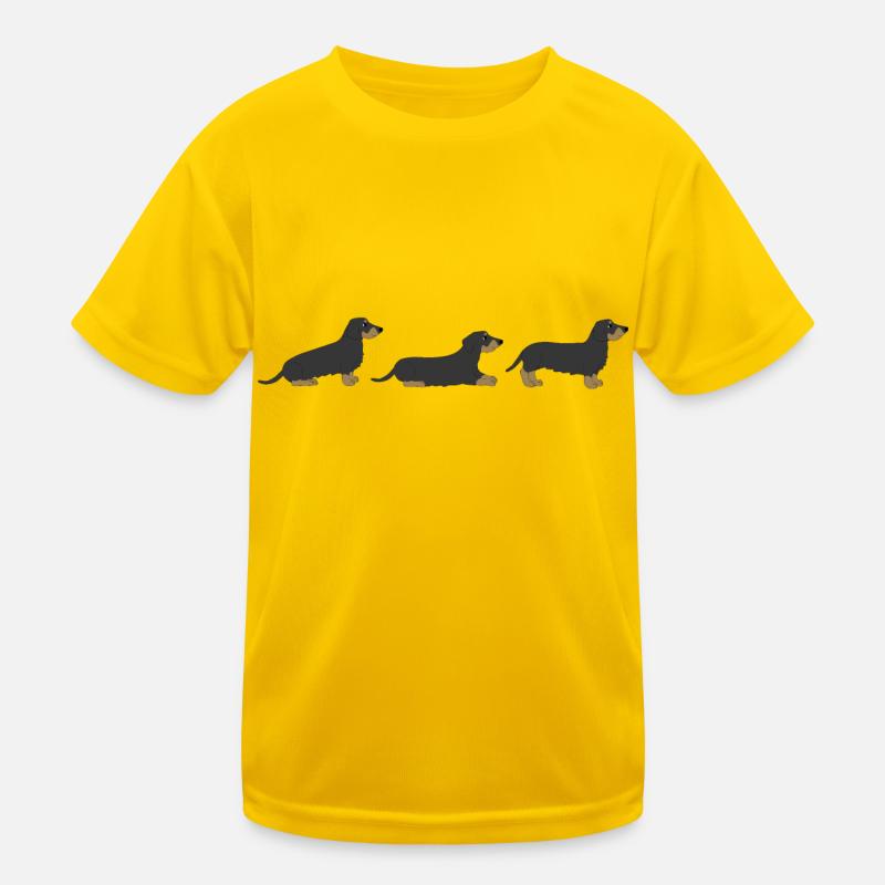 sit down stay teckel 1 T-shirt sport Enfant