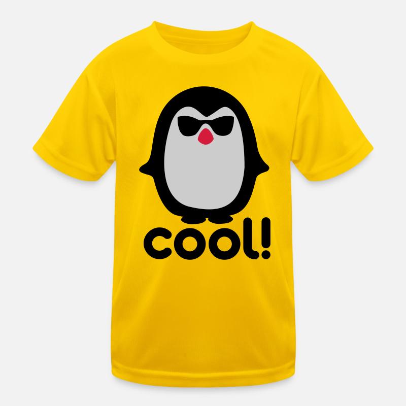 Cool pinguïn Kinder Funktions-T-Shirt