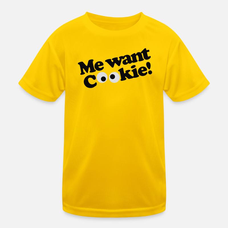 Ich will Plätzchen! Kinder Funktions-T-Shirt