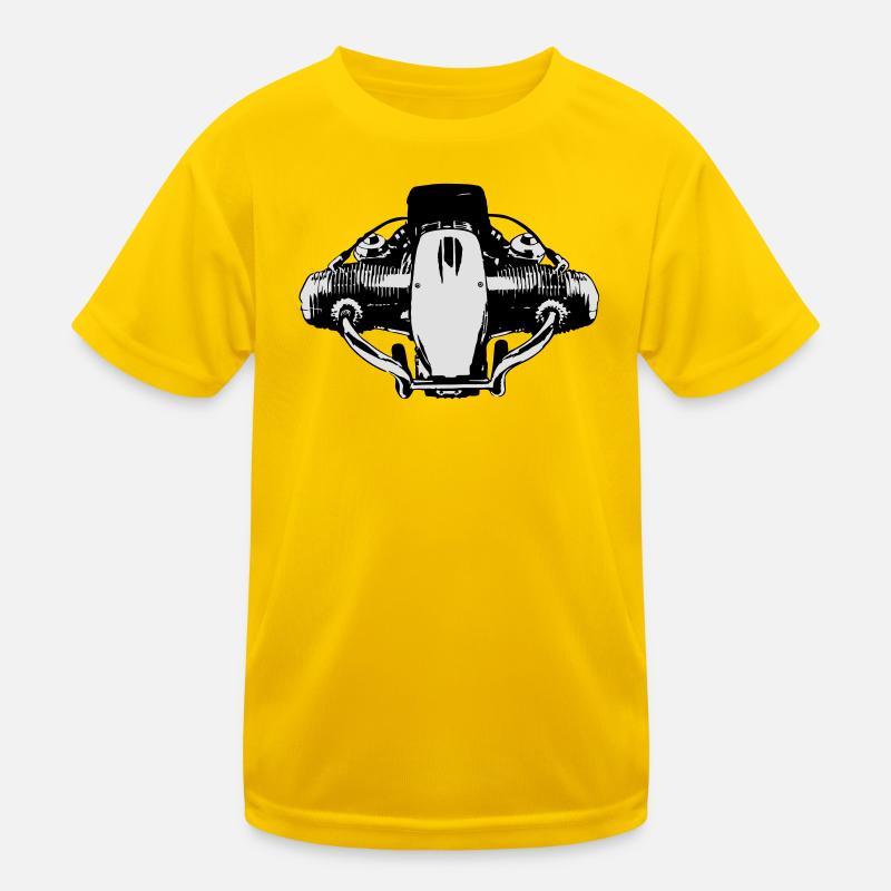 2 Ventil Boxermotor Kinder Funktions-T-Shirt