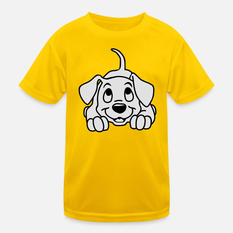 Ein kleiner Welpe Kinder Funktions-T-Shirt