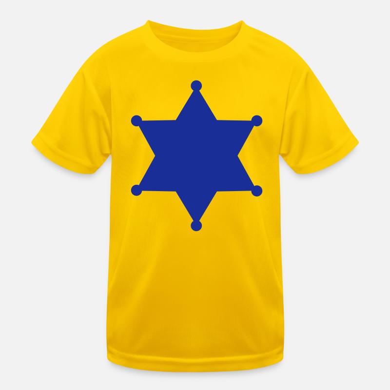 sheriff stern Kinder Funktions-T-Shirt