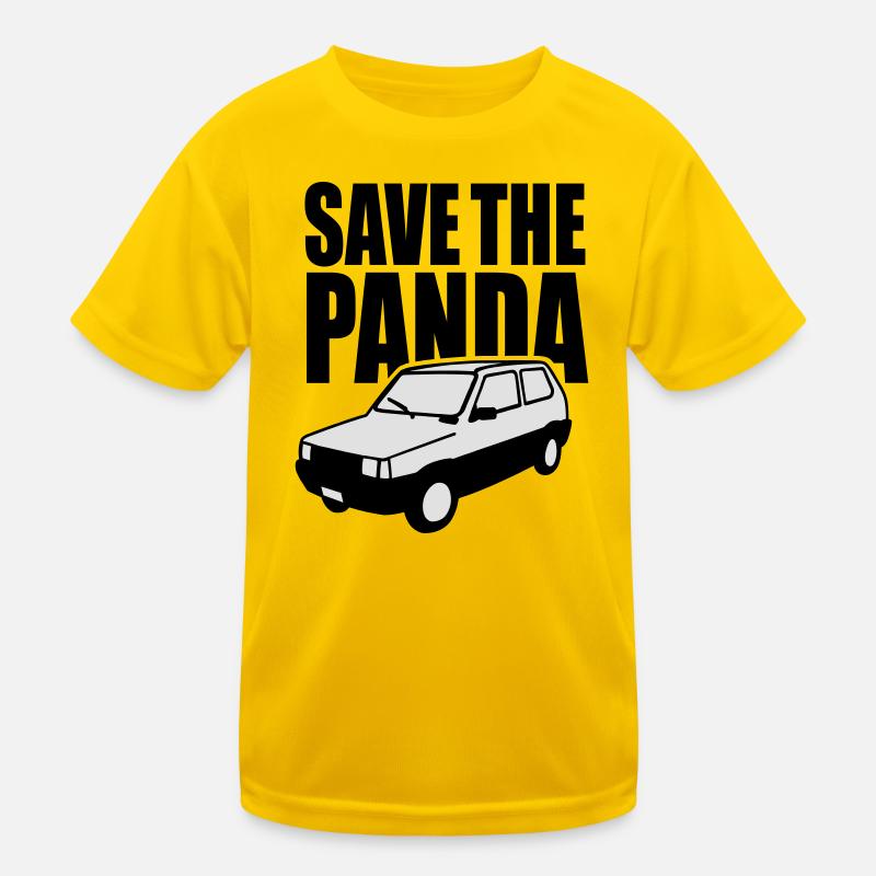 Save the panda Kids Functional T-Shirt