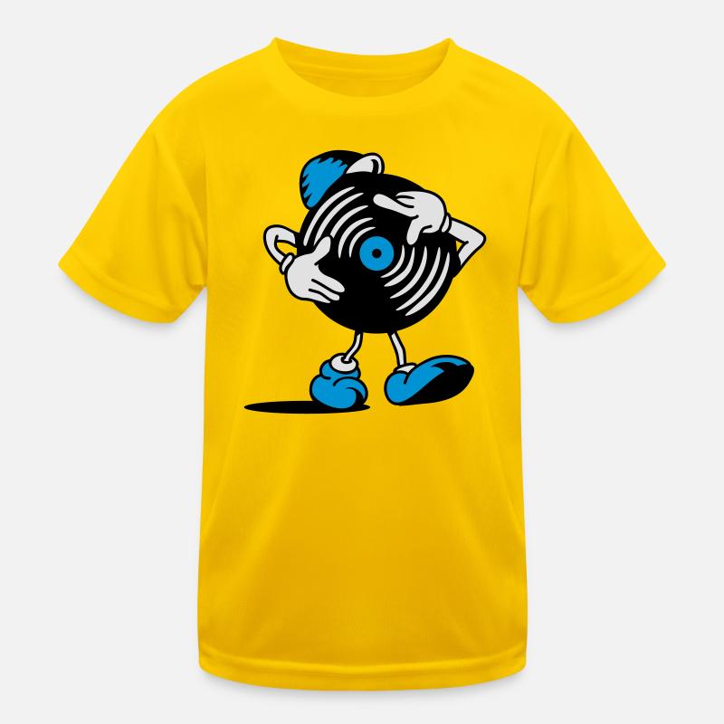 A record scratching himself Kids Functional T-Shirt