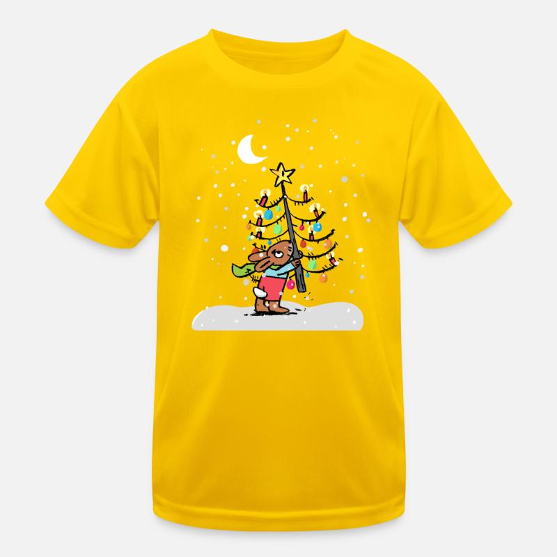 Weihnachtsbaum Kinder Funktions-T-Shirt