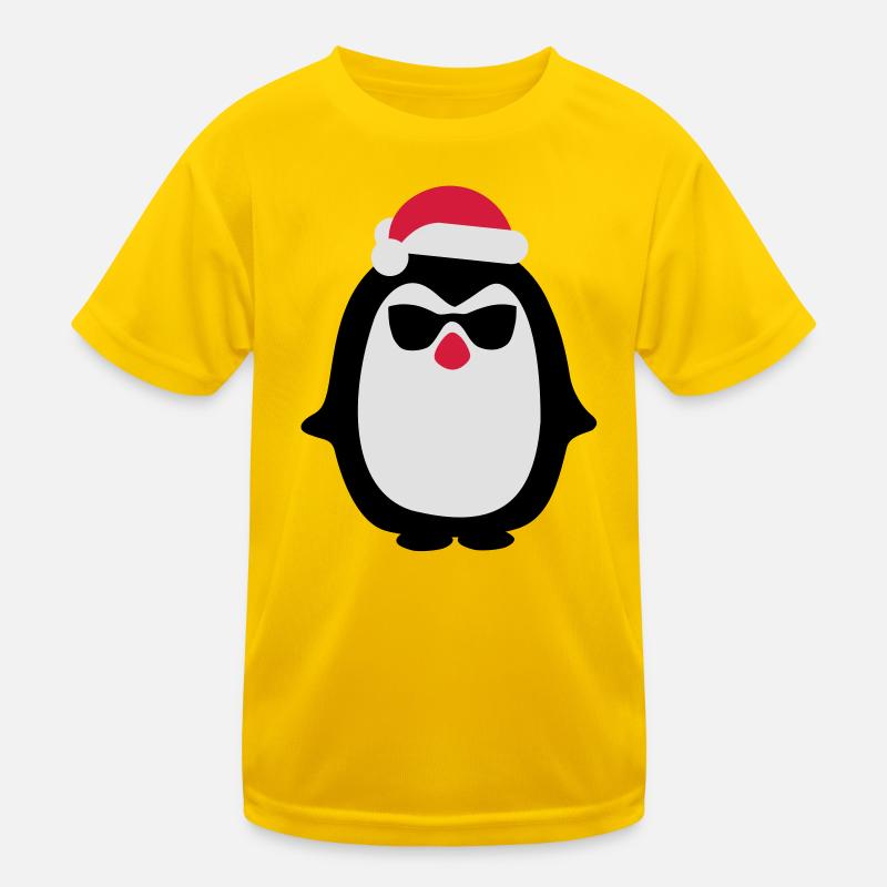Santa penguin Kids Functional T-Shirt