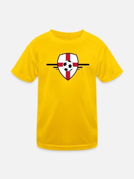 England football - Kids Functional T-Shirt - egg yellow