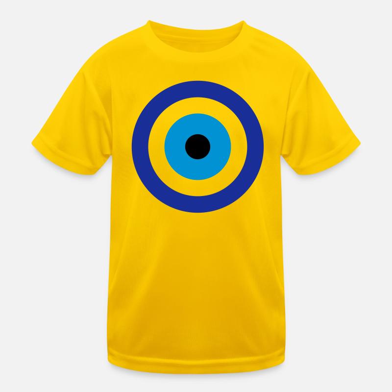 Blue Evil Eye Kids Functional T-Shirt