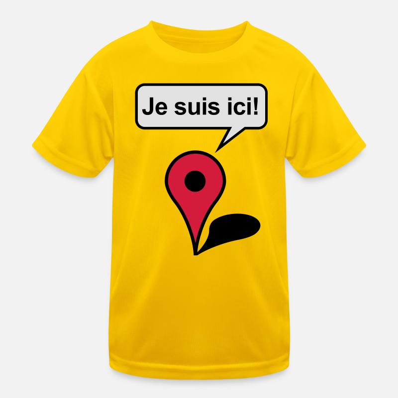 I am here! Google Maps Kinder Funktions-T-Shirt