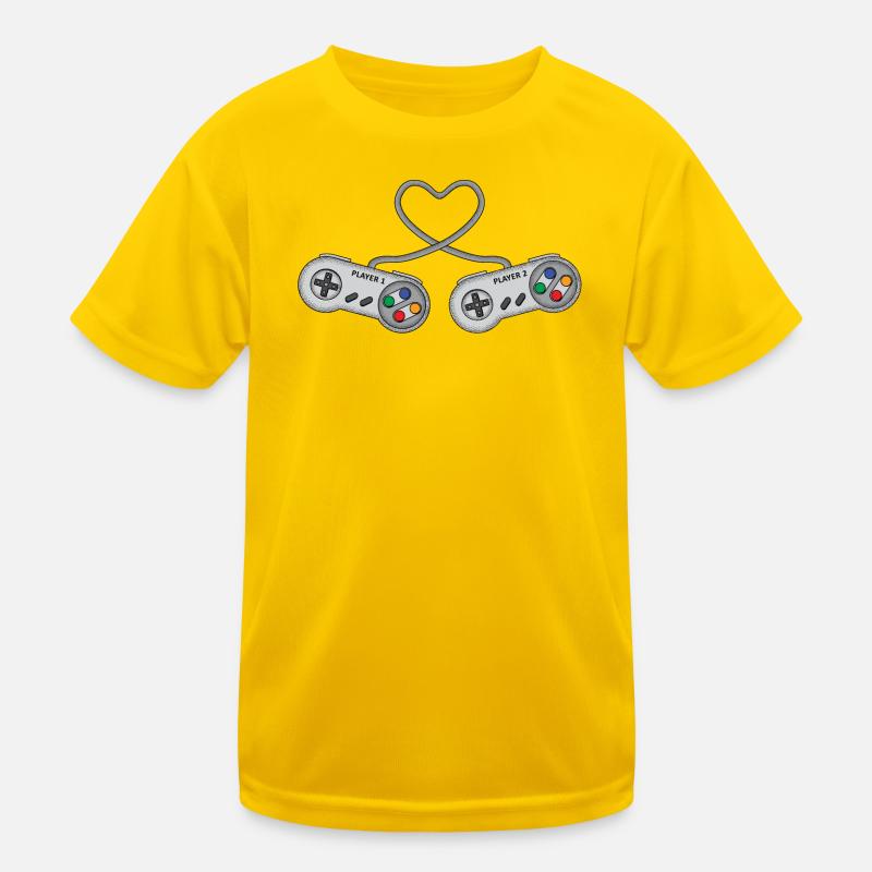 DreamTeam Controller A Gaming Game Konsole Kinder Funktions-T-Shirt