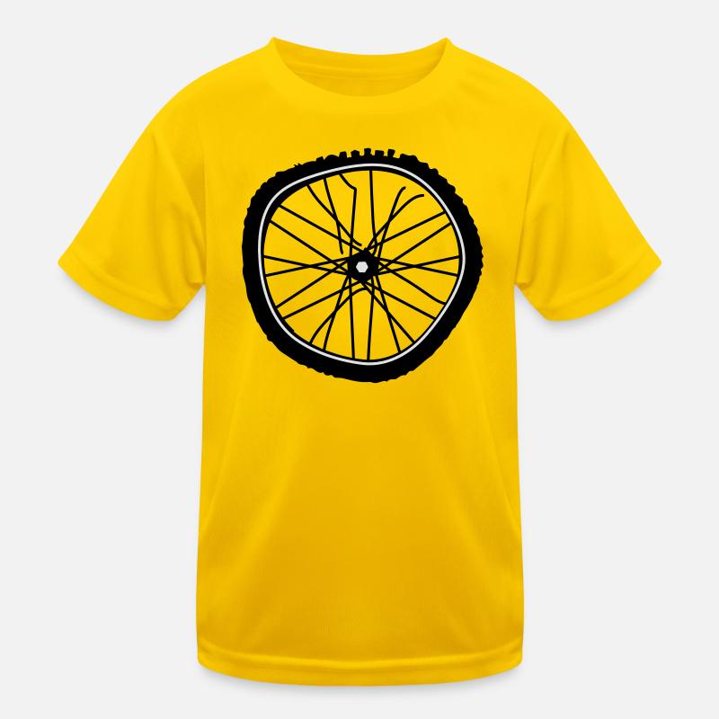 A broken bicycle tire Kids Functional T-Shirt