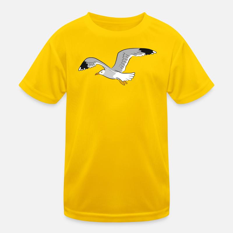 moewe vogel strand Kinder Funktions-T-Shirt