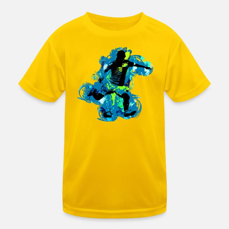 Fussball Kinder Funktions-T-Shirt