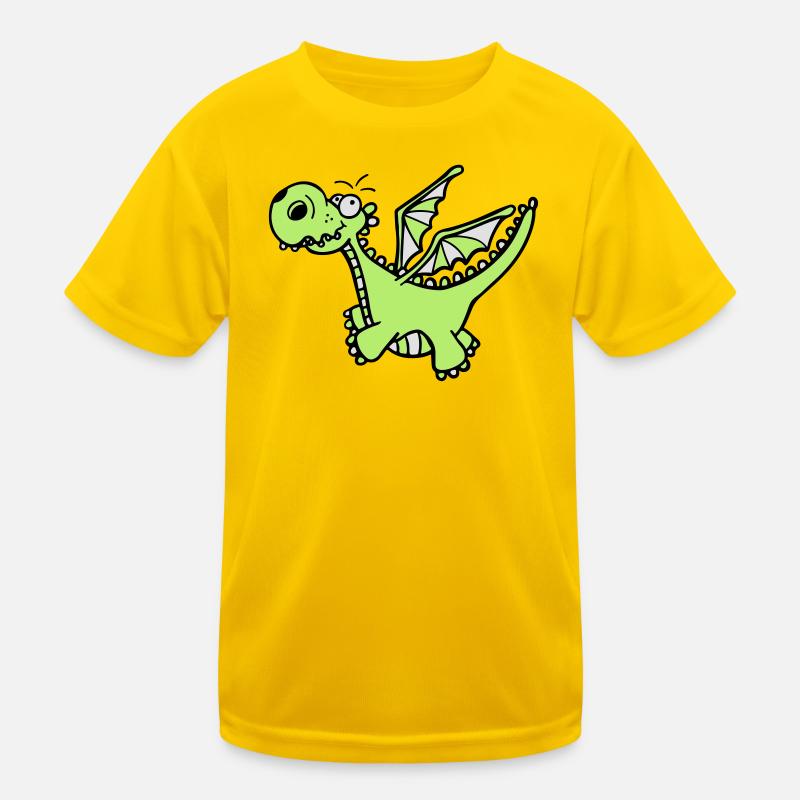 Mächtiger Drache Kinder Funktions-T-Shirt