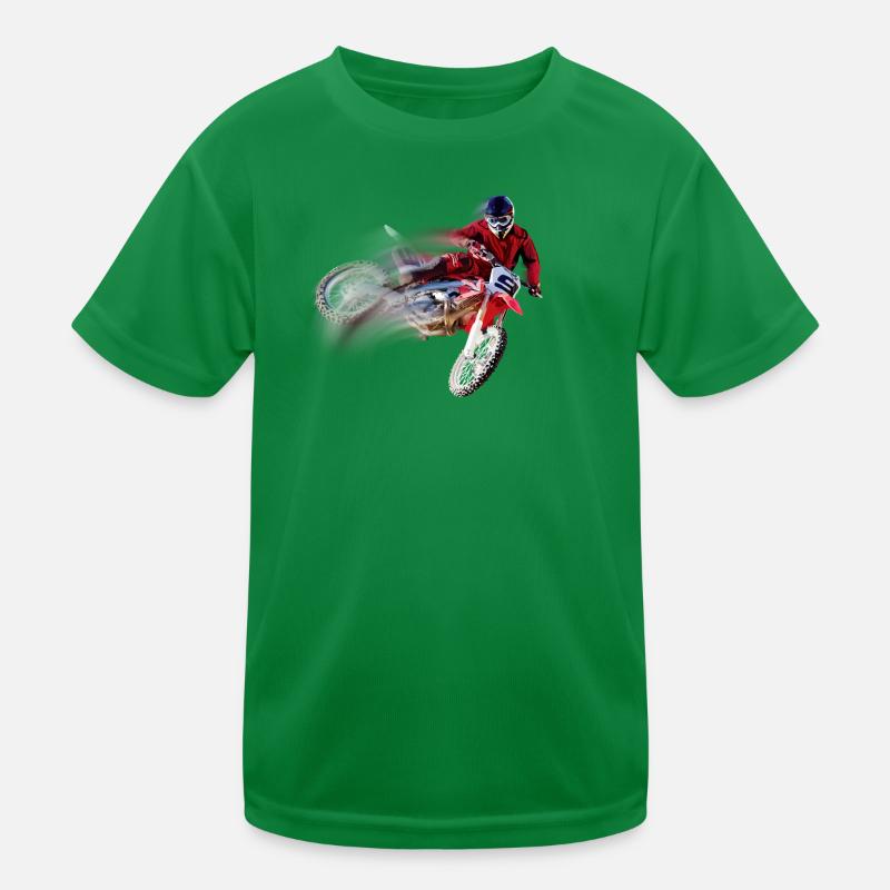 motocross T-shirt sport Enfant