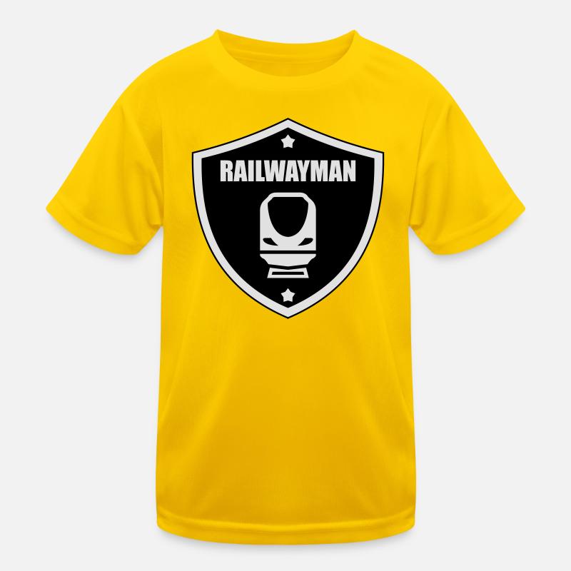 Eisenbahner / Eisenbahnen / Eisenbahn / Bahn Kinder Funktions-T-Shirt
