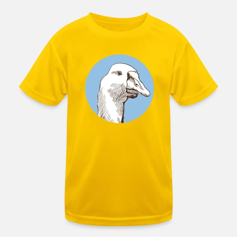 Gans Kinder Funktions-T-Shirt