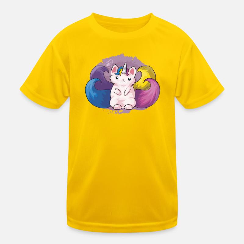 Kitty katacorn Kids Functional T-Shirt