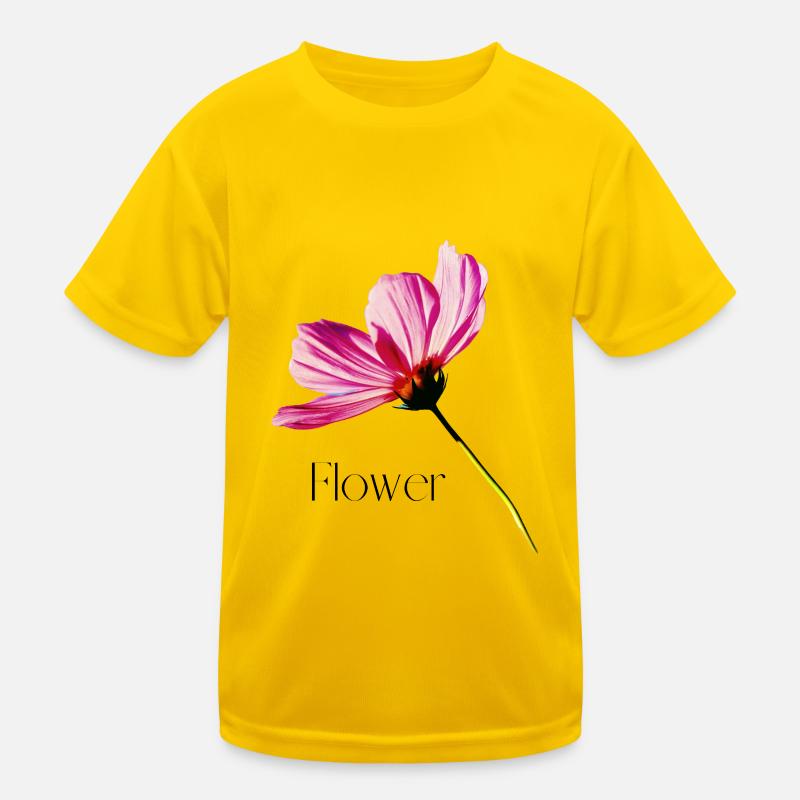 Blume Kinder Funktions-T-Shirt
