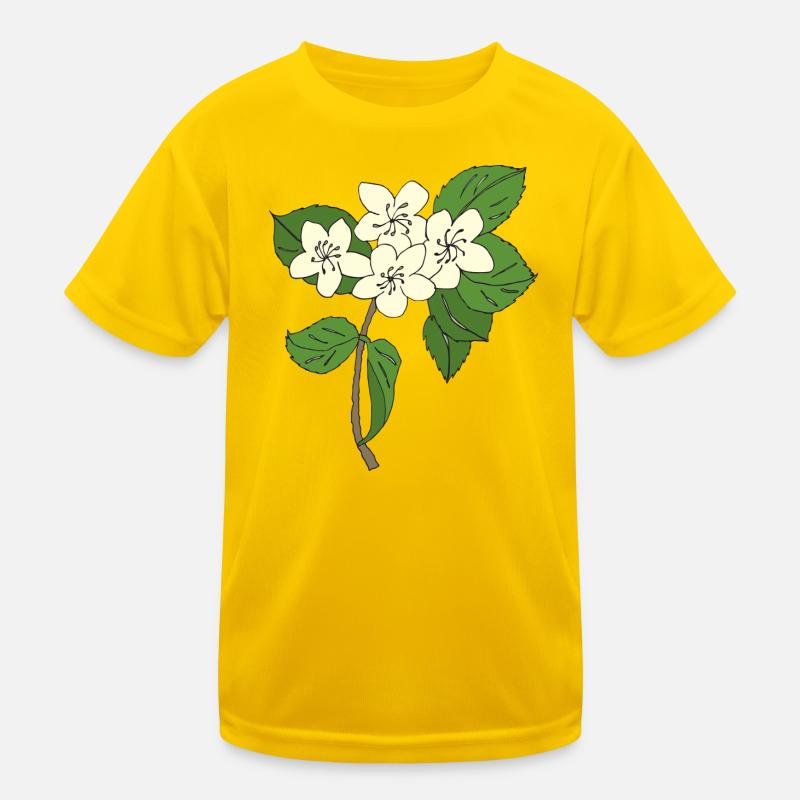 pear tree blossoms Kids Functional T-Shirt