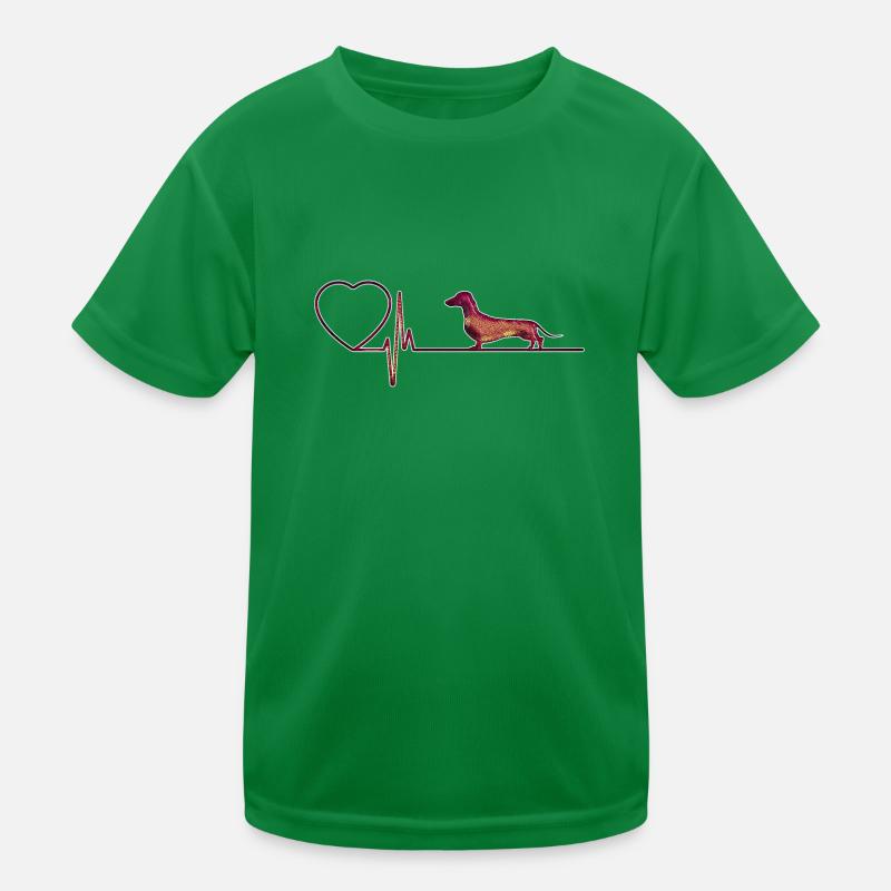 J'aime les teckels T-shirt sport Enfant