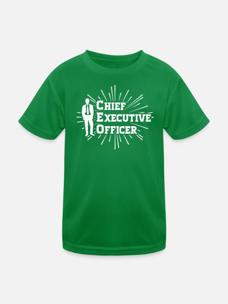 PDG - Chief Executive Officer - T-shirt sport Enfant - vert - Devant