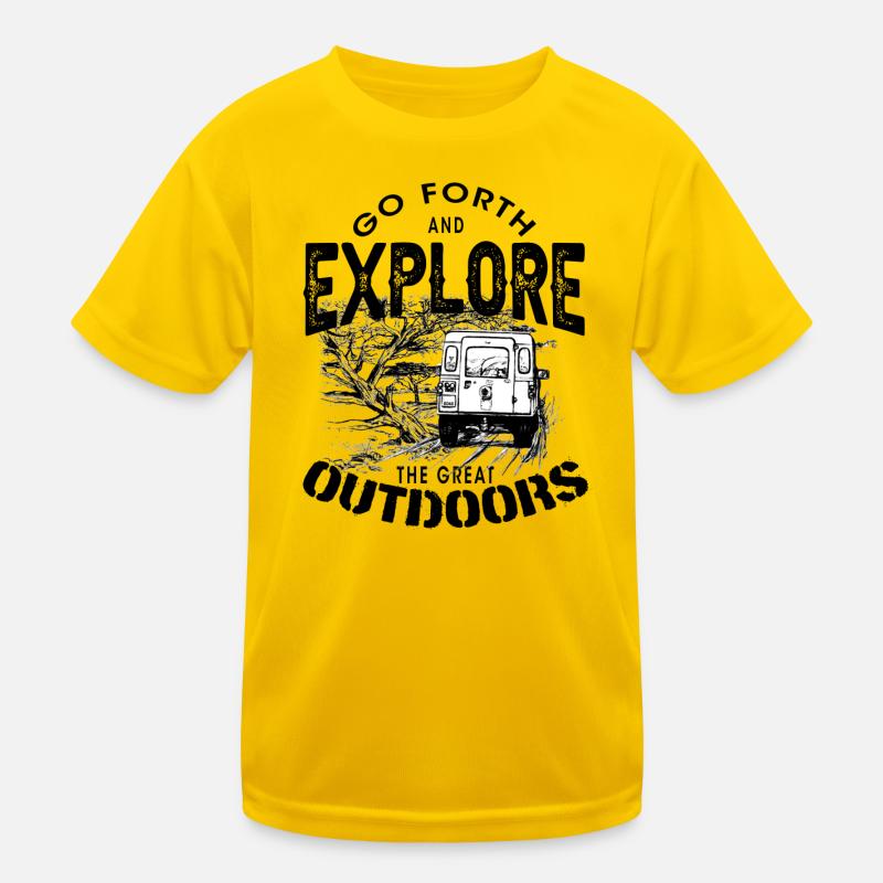 Bush Defender outdoor explore Kinder Funktions-T-Shirt