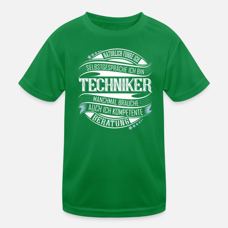 Techniker Kinder Funktions-T-Shirt
