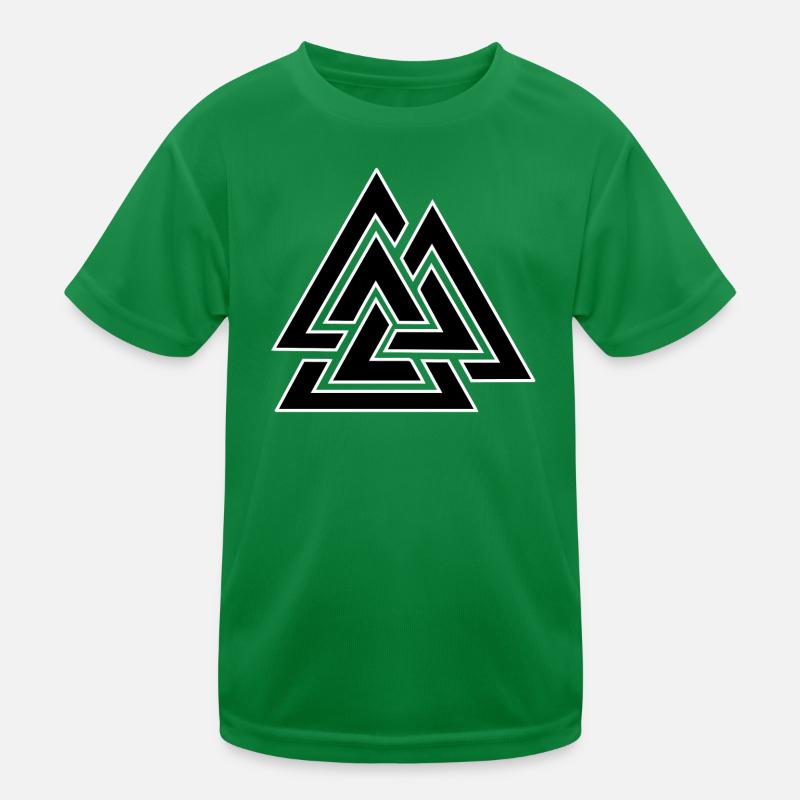 Motif triangulaire entrelacé T-shirt sport Enfant