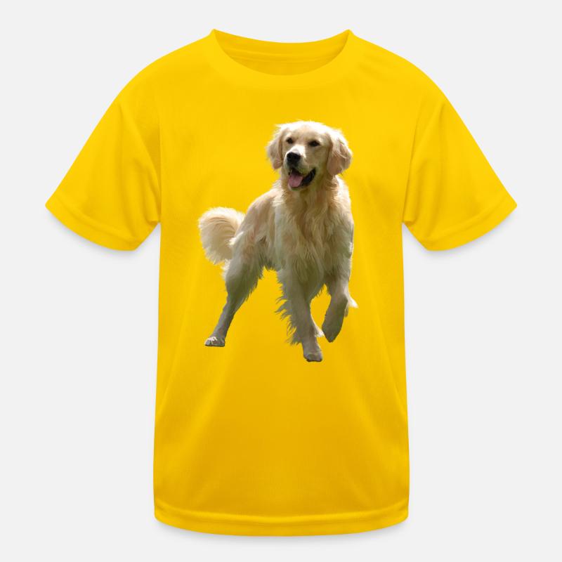 Golden Retriever Kids Functional T-Shirt