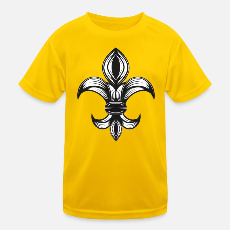 iris stylisé - Fleur-de-Lys T-shirt sport Enfant