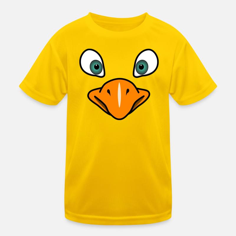 Bird's face Kids Functional T-Shirt