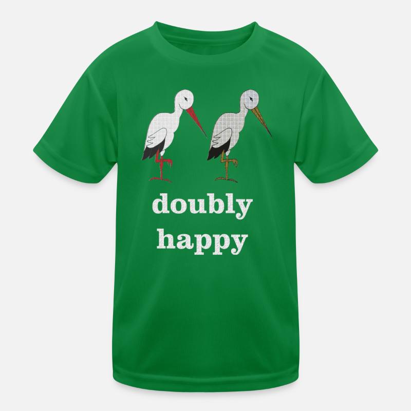 storch doubly happy Kinder Funktions-T-Shirt