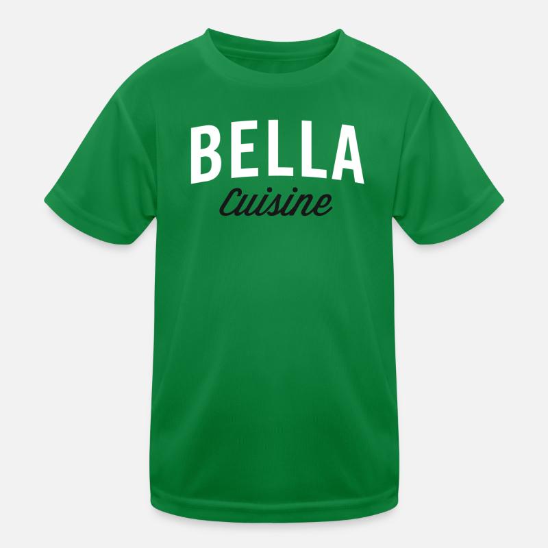 Bella Kitchen Typography Kids Functional T-Shirt