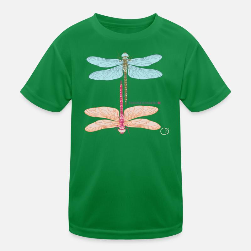 Libellules et transformation par CD T-shirt sport Enfant