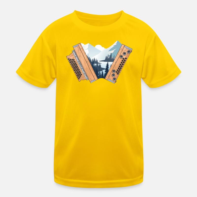 Styrian Harmonica Home Winter | ZiachON! Kids Functional T-Shirt