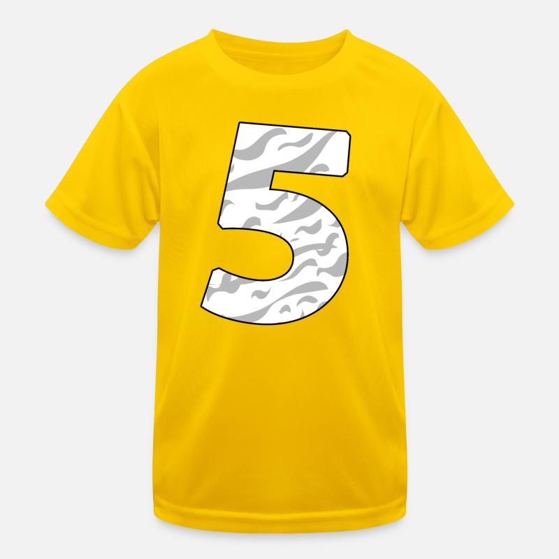 5 Kinder Funktions-T-Shirt