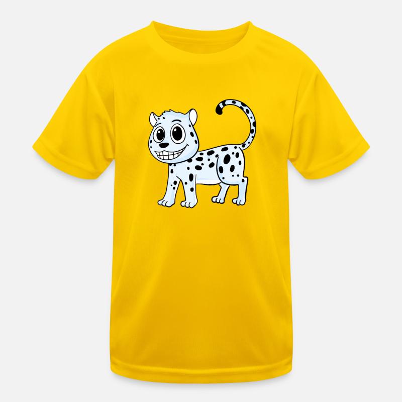 Snow Leopard Leopard Kids Functional T-Shirt