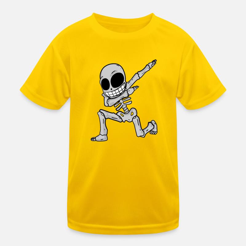 Dabbing de squelette T-shirt sport Enfant