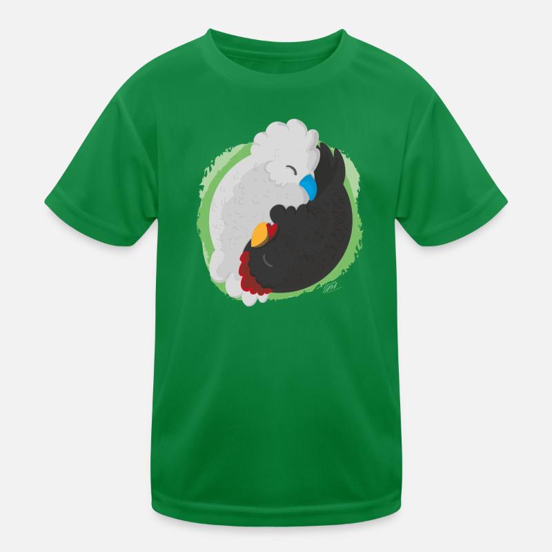 Jing Jang Hühner Kinder Funktions-T-Shirt