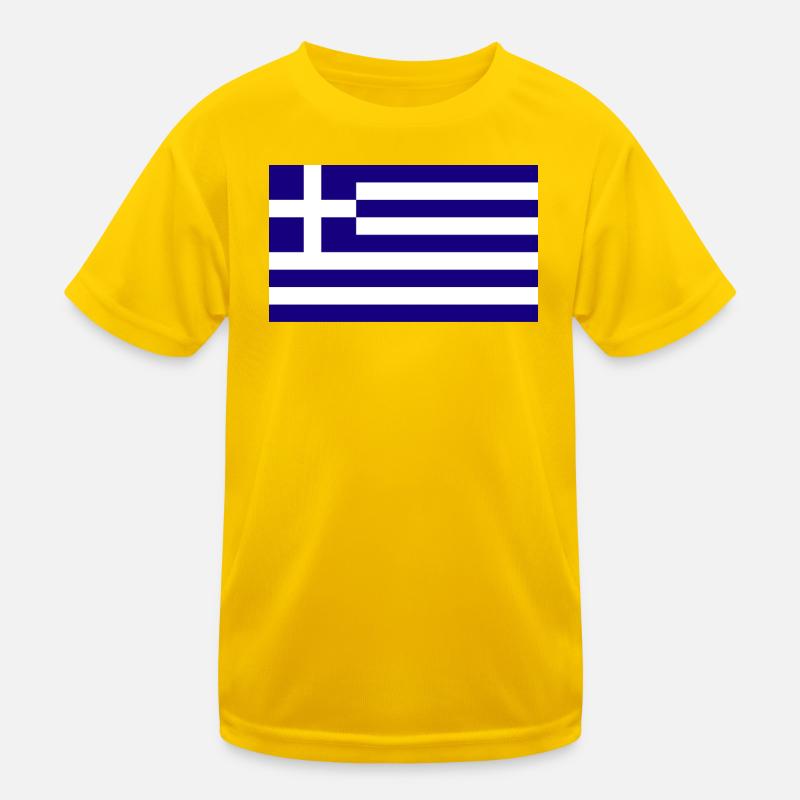 Drapeau national de la Grèce T-shirt sport Enfant
