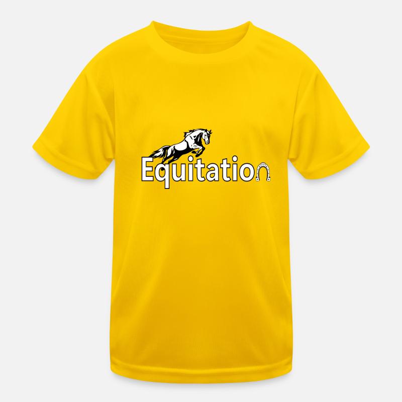 Reiten Kinder Funktions-T-Shirt