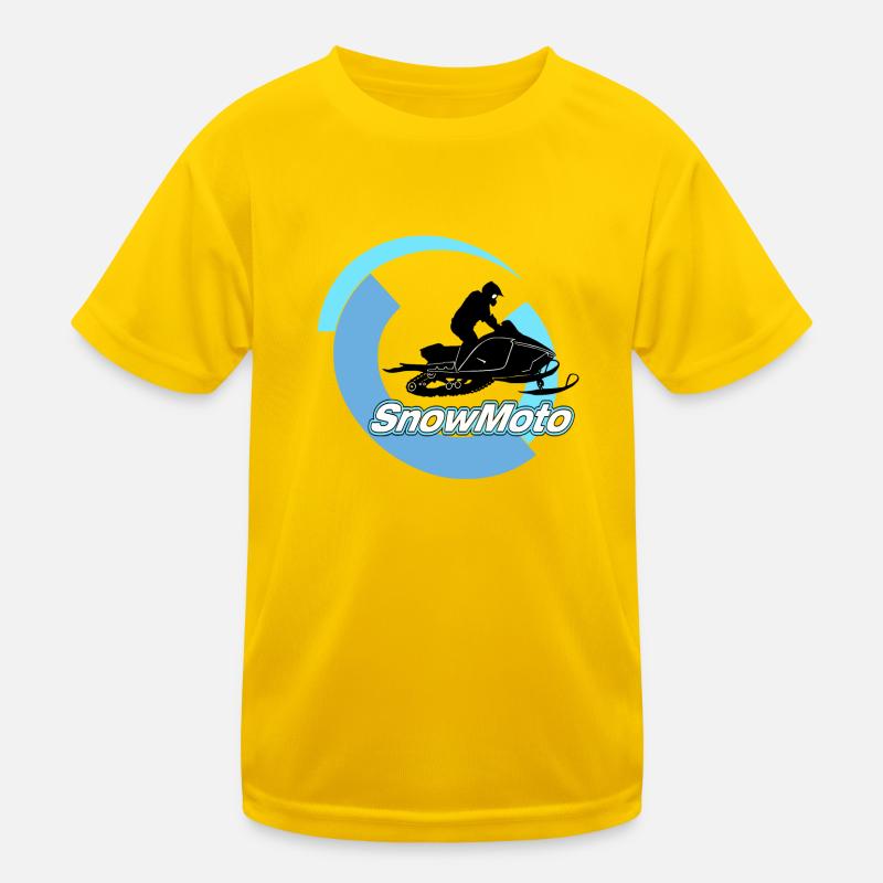 snowmobile Kids Functional T-Shirt