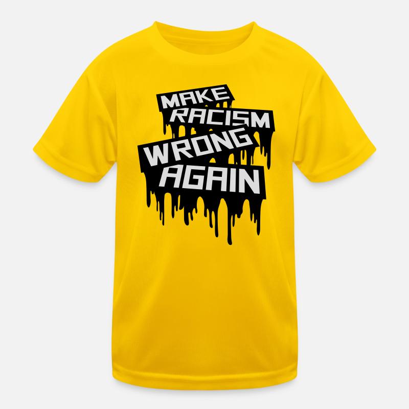 make racism wrong again Kids Functional T-Shirt