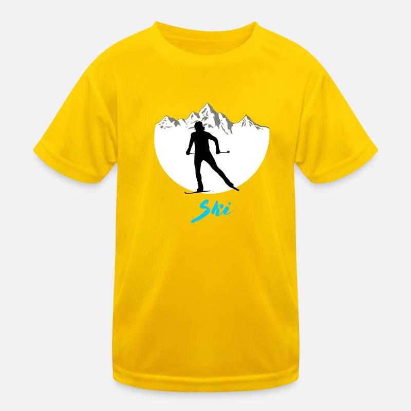 Langlauf Kinder Funktions-T-Shirt