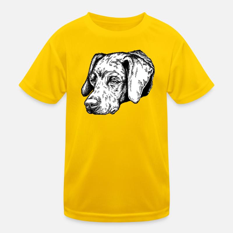 Braque du Bourbonnais Portrait Kinder Funktions-T-Shirt
