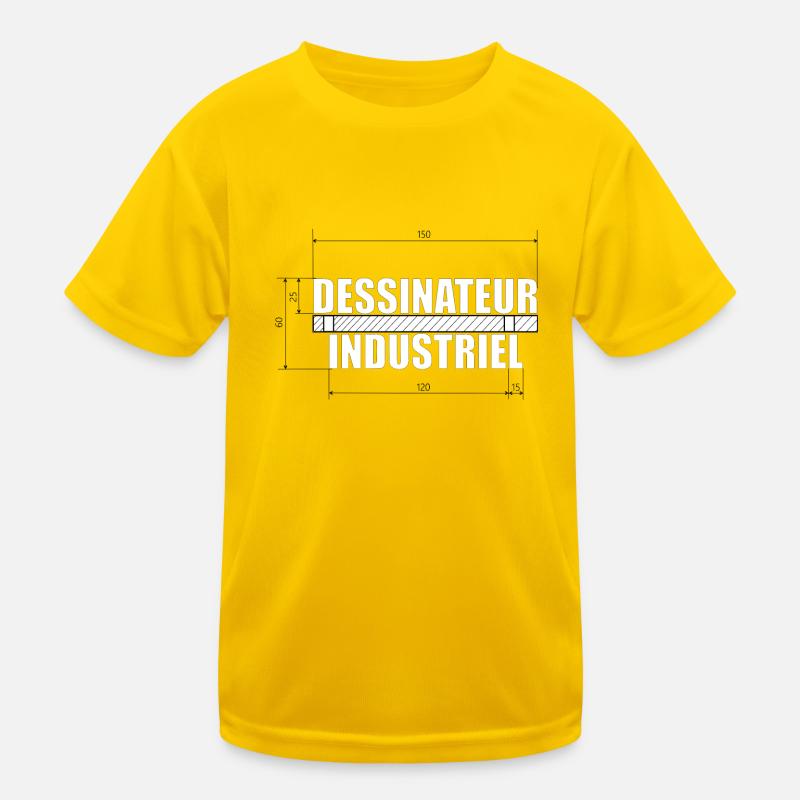 draughtsman Kids Functional T-Shirt