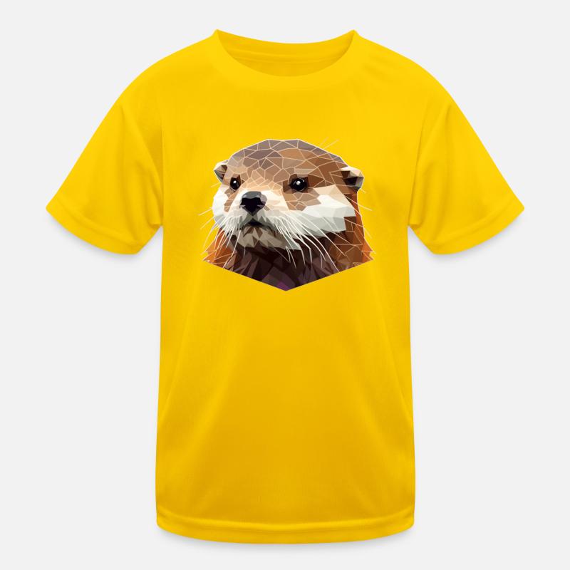 Polygon Otter Kids Functional T-Shirt