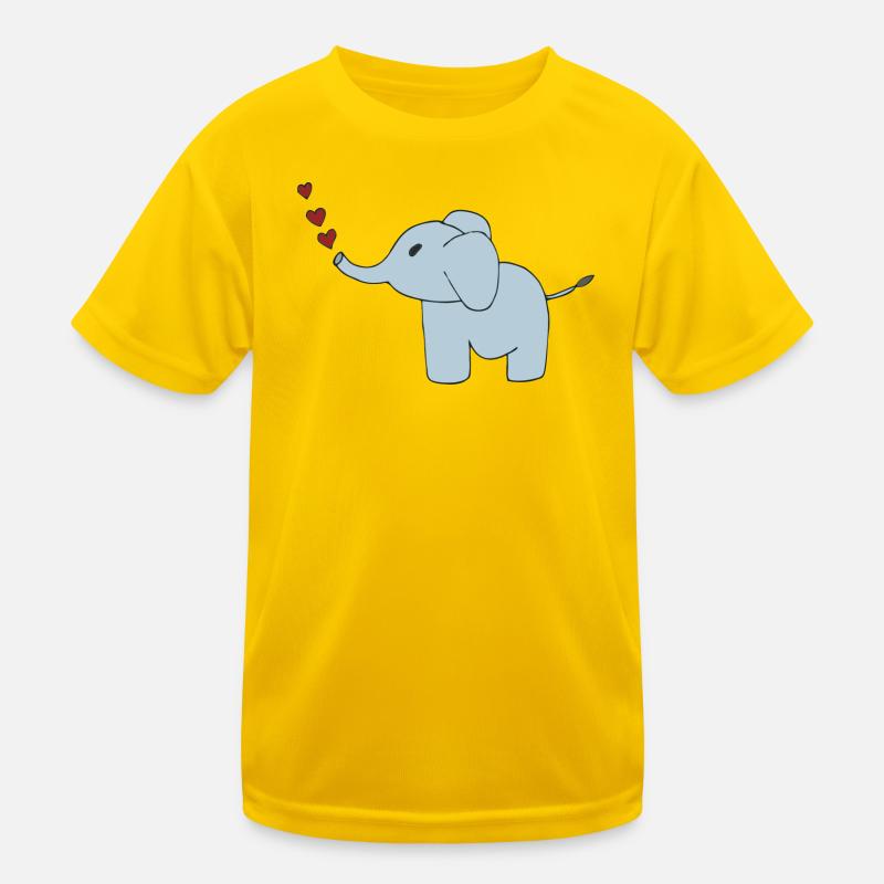 Cœurs d’éléphants T-shirt sport Enfant